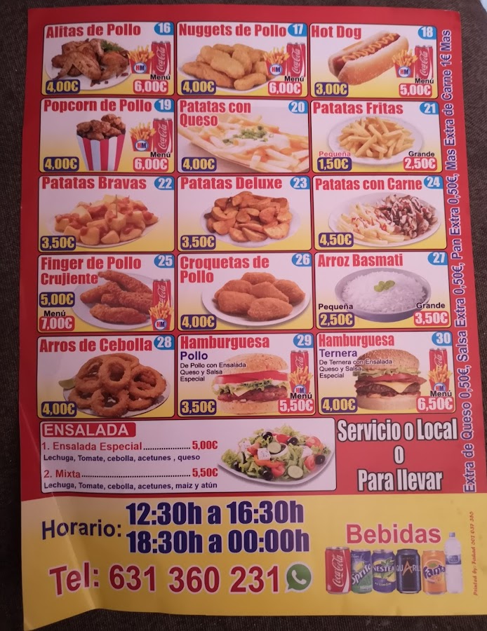 Restaurante HM Doner kebab