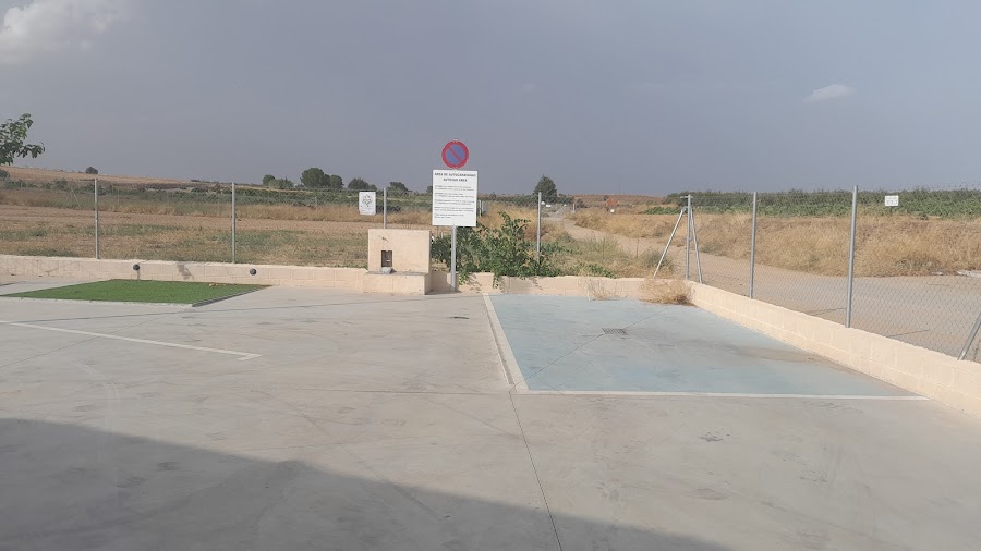 Área de descanso de caravanas